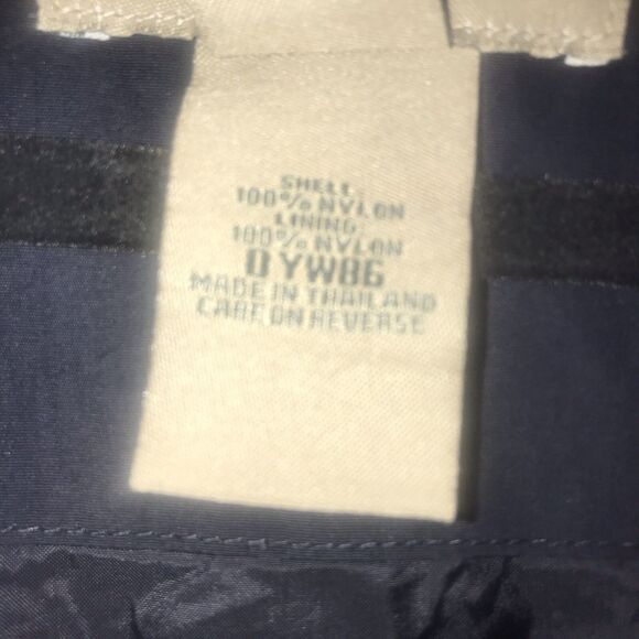 LL BEAN Softshell Raincoat Parka Jacket Men's XL Regular Black Blue‎ 100% Nylon - Picture 5 of 9